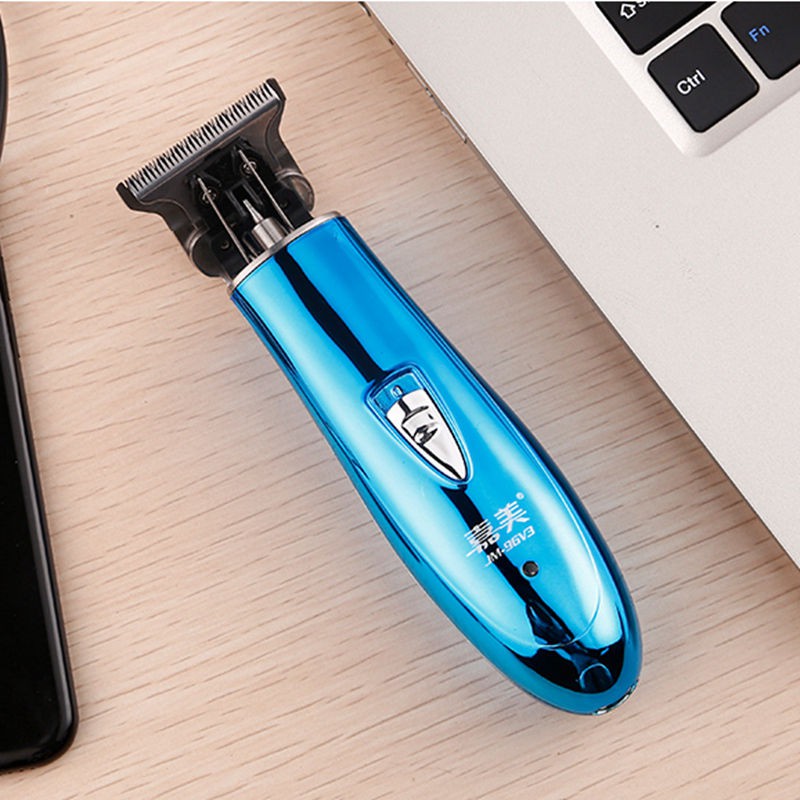 Jiamei oil head hair clipper nick push white electric hair clippers