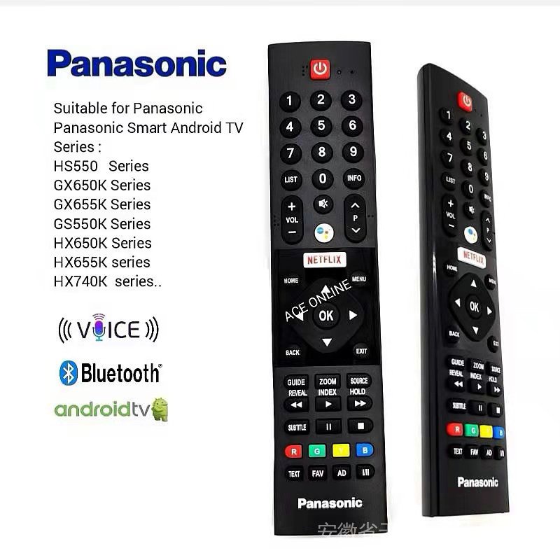 Panasonic Smart Android TV รีโมทคอนโทรลพร้อมเสียง ฟังก์ชั่นบลูทูธ PANASONIC TH-50HX655S
