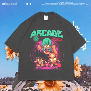 เสื้อยืดผ้าฝ้ายพิมพ์ลายขายดี เสื้อยืด ขนาดใหญ่ พิมพ์ลาย ARCADE MASSACRE | เสื้อยืด ขนาดใหญ่ | เสื้อยืด ขนาดใหญ่ | เสื้อย