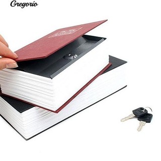 * Gregorio Creative Booksafe ล็อคกุญแจสมุดบันทึกความปลอดภัย Diversion ความลับกล่องซ่อนที่ซ่อน