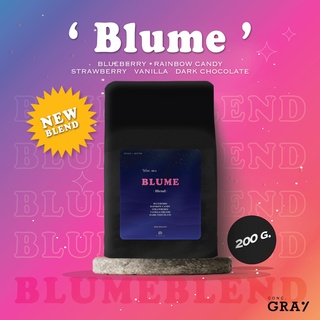 เมล็ดกาแฟคั่ว "Blume" 200g. Coffee bean Blueberry Rainbow Candy Dark Chocolate Strawberr