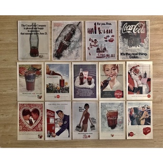 โปสเตอร์Coca-Cola ภาพถ่ายจากสินค้าจริงพร้อมส่ง