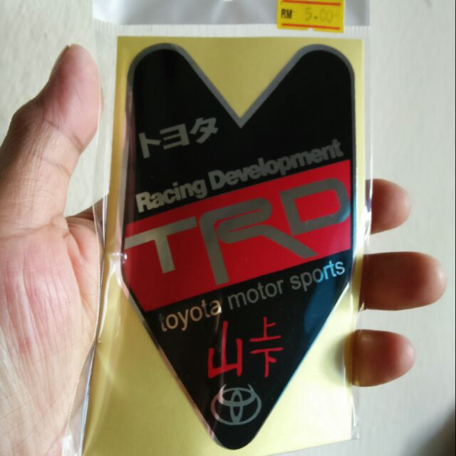 STIKER TRD TOYOTA MOTOR SPORT