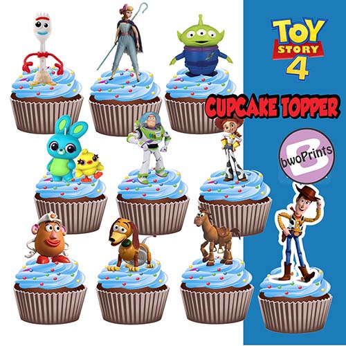 Toy Story Cupcake Topper เค้กวันเกิดเด็กเด็กทารกงานแต่งงาน