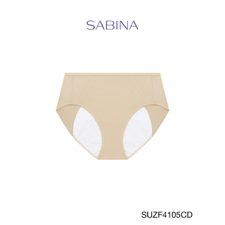 Sabina กางเกงชั้นในอนามัยสำหรับกลางวัน (ทรง Half) รุ่น Panty Zone รหัส SUZF4105CD สีนื้อเข้ม