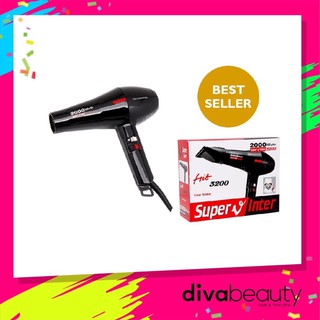 Super V Inter Hair Dryer ไดร์เป่าผม รุ่น SU-3200 กำลังไฟ 2000 วัตต์