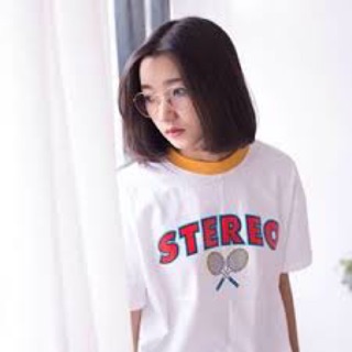 🔺มือ 1🔺เสื้อ Oversize สกีนลาย STEREO