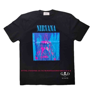 คอตต้อนคอกลม◕▧เสื้อยืด NIRVANA Sliver x mastermind x fear of god S-5XL