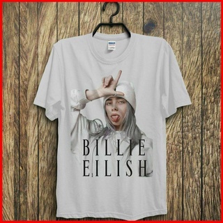 Mens t-shirt Hot Billie Eilish T Shirt Billie Eilish Fans T Shirt white casual fashion crew neck cotton T-shirt