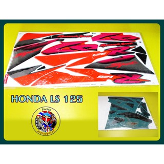 สติกเกอร์ชุด HONDA LS 125- ปี 2001 ติดรถสีเขียว