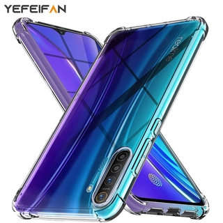 เคส Realme 6 5 Pro 6i 5i 5S เกราะถุงลมนิรภัยกันกระแทกนุ่มสำหรับ Realme X2 X50 Pro 5G XT C3 C11 C12 C15 X3 SuperZoomซิลิโคน