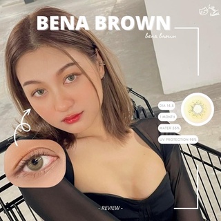 Bena brown #kiitykawai คอนแทคเลนส์ขนาดเท่าตา