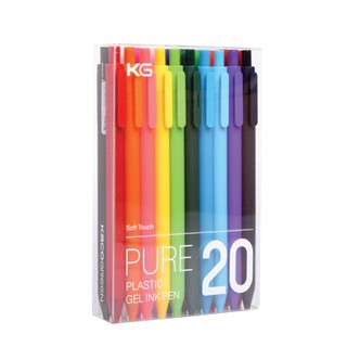 KACO ปากกาหมึกเจล Pure Mixed Colour 0.5 mm. 20 Pcs