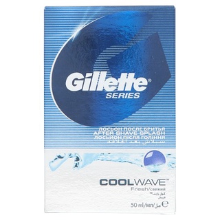 ราคาพิเศษ!! ยิลเลตต์ ซีรี่ส์ คูล เวฟ เฟรช ผลิตภัณฑ์ใช้หลังการโกนหนวด 50มล. Gillette Series Cool Wave Fresh After Shave S