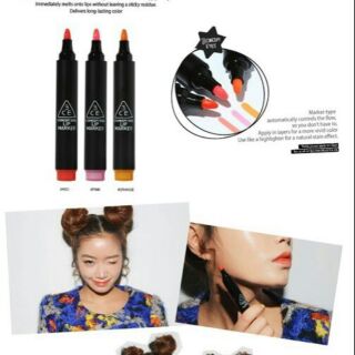 STYLENANDA 3 Concept Eyes Lip Marker # Orange (ของแท้) 