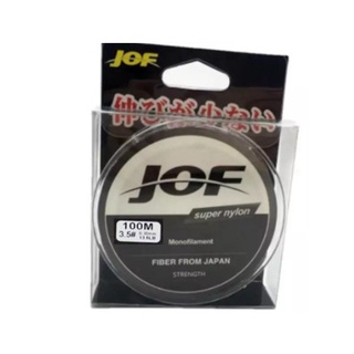 สายเอ็นตกปลาสีใส JOF NYLON ขนาด0.3มม. ยาว100เมตร  BY133