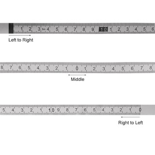 yoodada Stainless Steel Miter Track Tape Measure Self Adhesive Metric Scale Ruler 1M-3M