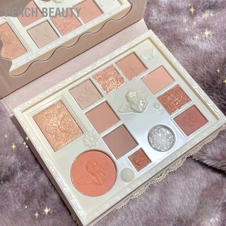 Peach Beauty พาเลตต์อายแชโดว์ บลัชออน ไฮไลท์ เนื้อแมตต์ 12 สี