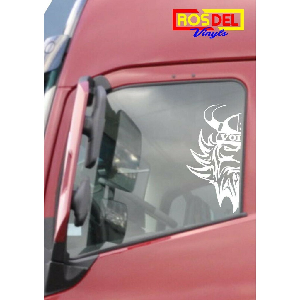 VOLVO TRUCK VIKING WINDOW STICKER FH12 FH16 FM TRUCK GLOTTER HAULAGE DRIVER