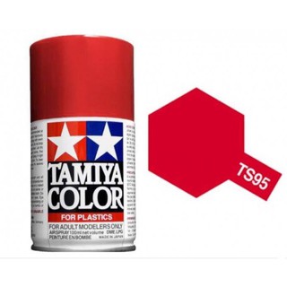 TAMIYA 85095 TS-95 PURE METALLIC RED สีสเปรย์ทามิย่า พ่นงานโมเดล