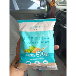 ดีเมอร์ราร่า ไลท์ น้ำตาล 500 กรัม Dlite+ Demerara  lite  sugar