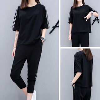 ใส่โค้ด FEBBEL15 C505!!ชุดกีฬา! ! เสื้อ + กางเกง! ! ผ้าที่มีคุณภาพสูง! !