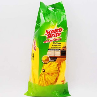 สก๊อตช์-ไบรต์ อะไหล่เยลโล่ม็อบ รีฟิล สำหรับใช้กับไม้ถูพื้น Scotch-Brite Yellow Mop Refill