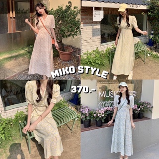 พร้อมส่งจากไทย MIKO STYLE - BOBBY DRESS