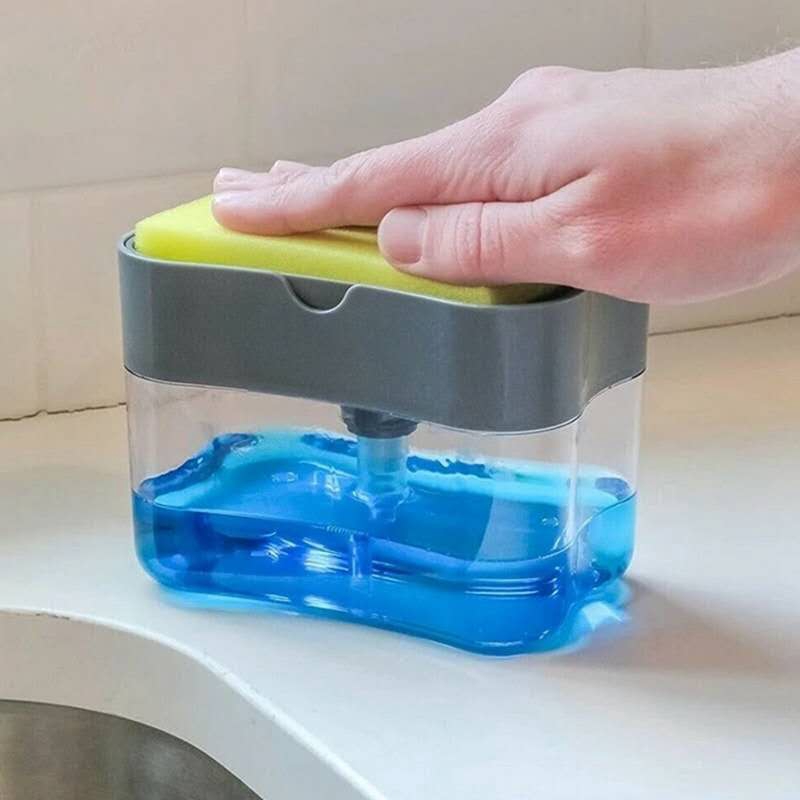 ▣ Dishwash Dispenser/Soap Dispenser/Sponge Box Holder/Kitchen Tools/Soap Pump Liquid/Sponge Holder/Soap Caddy