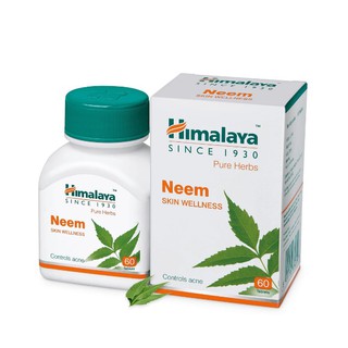 Himalaya Neem Capsule 60 เม็ดฮิมาลายา นีม ลดสิว ผิวดี