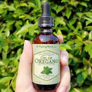 น้ำมันสารสกัดจากออริกาโน ออแกนิค Organic Oil of Oregano 59 mL (Piping Rock®) Dropper Bottle