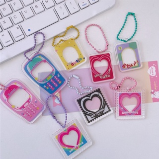 Dedetripe Kawaii Photo Decoration With Chain Bag Pendant Keychain