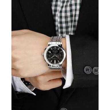 BURBERRY Watch : Black Men bu1366 | Shopee Thailand