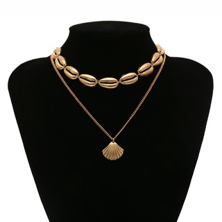 สร้อยคอแฟชั่น Alloy Shell Necklace