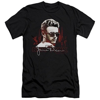 เสื้อยืดพิมพ์ลายแฟชั่นเสื้อยืดfashionเสื้อยืด ผ้าฝ้าย พิมพ์ลาย James Dean York Shadelim คลาสสิก ใส่สบาย สร้างสรรค์ สําหร