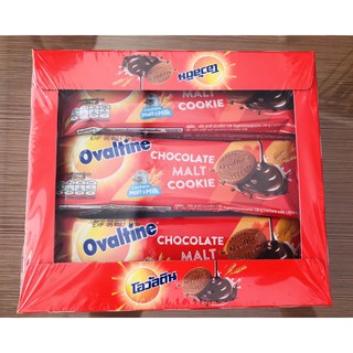 Ovaltine คุกกี้โอวัลตินสอดไส้ครีมช็อกโกแลตมอลต์ ขนาด 30กรัมx12 ซอง