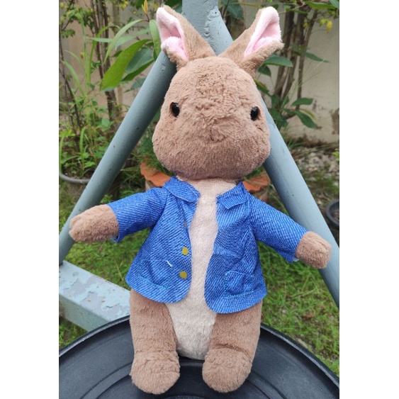 ตุ๊กตา Peter Rabbit ขนน้องมีวิ๊ง ๆ นุ่มมสูง 13" รวมหู 16"