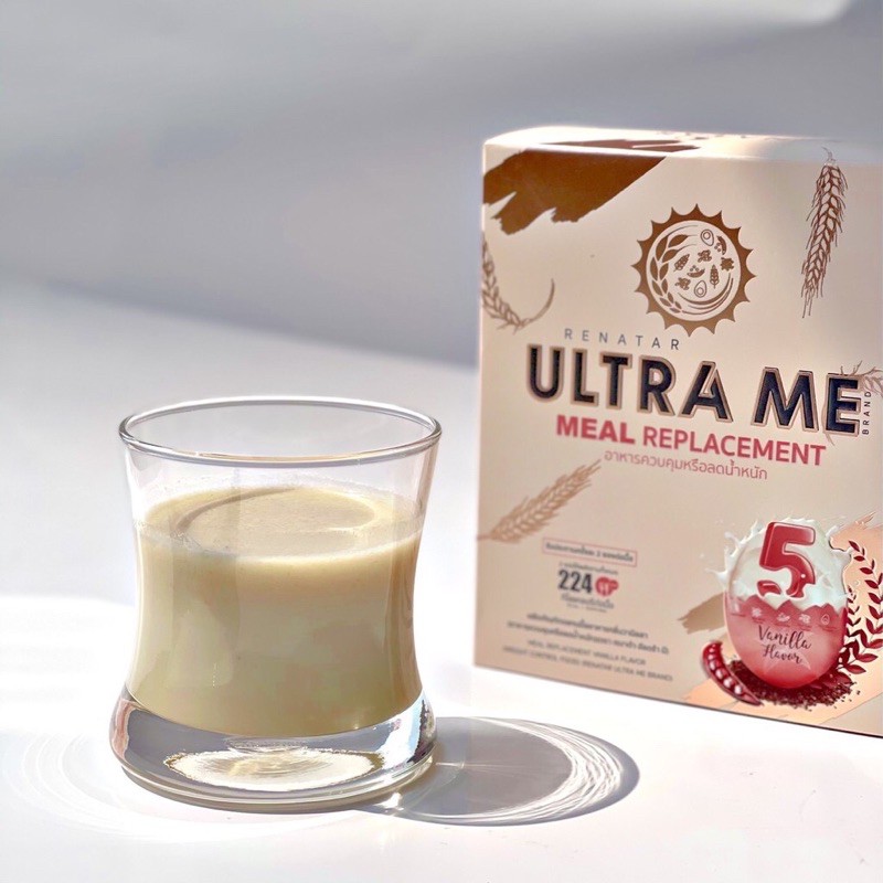 Renatar ULTRA ME Meal replacement  ผลิตภัณฑ์ทดแทนมื้ออาหารกลิ่นวานิลลา  (อาหารควบคุมหรือลดน้ำหนัก)