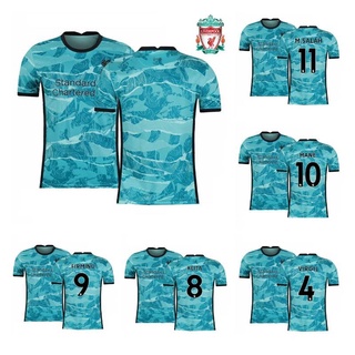 Yt3 เสื้อกีฬาแขนสั้น ลายทีมฟุตบอล Virgil Keita Firmino Mane Salah ทรงหลวม 2020-2021 TY3