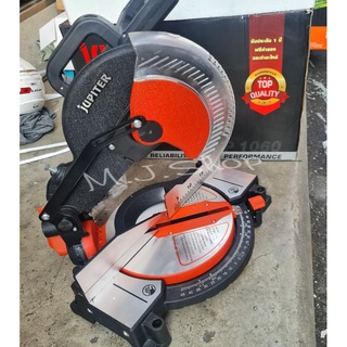 JUPITERเลื่อยองศาขนาด 10นิ้ว MITRE SAW JP1060 10" 255mm 1800w 6000 rpm หมุนองศา และเอียงใบ 0-45° ได้เลื่อยองศา