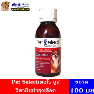 Pet Select วิตามินบำรุงเลือด เพอโร บูส 100 มิลลิลิตร