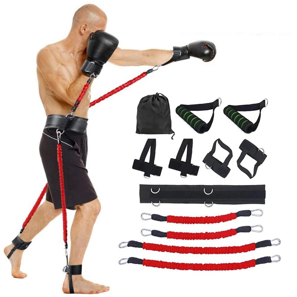 resistance band punching exercises