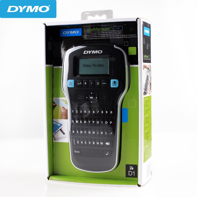ของแท้ เทปฉลากเครื่องพิมพ์ Dymo LabelManager LM160 LM-160 45013 45010 45011 สําหรับ Dymo D1 12 มม.