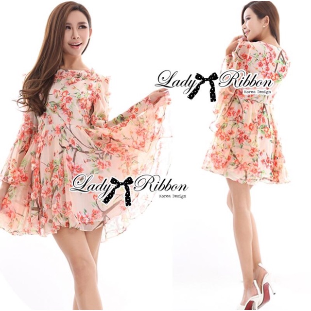 🎀  Lady Sakura Chiffon Dress