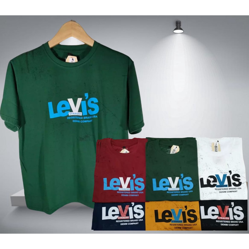 เสื้อยืด Levis Brand Men& 39;s / เสื้อยืด Levis ผู้ใหญ่นําเข้าดั้งเดิม / เสื้อยืด Levis ผู้ใหญ่