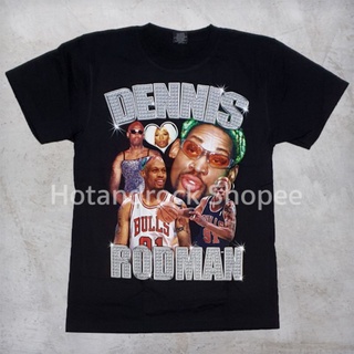 เสื้อสีดำบาสเกตบอล Dennis Rodman TDO 0147 Hotandrock