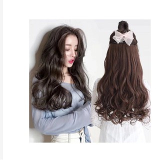 Long Curly Hair Wigs-Brown-Juanfatie