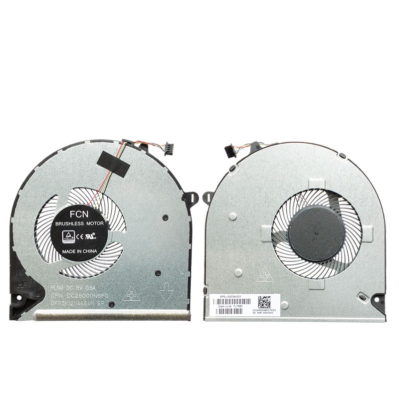 พัดลม HP HP 15-du 15s-du 15S-DY 15-DW TPN-C139 พัดลมระบายความร้อน