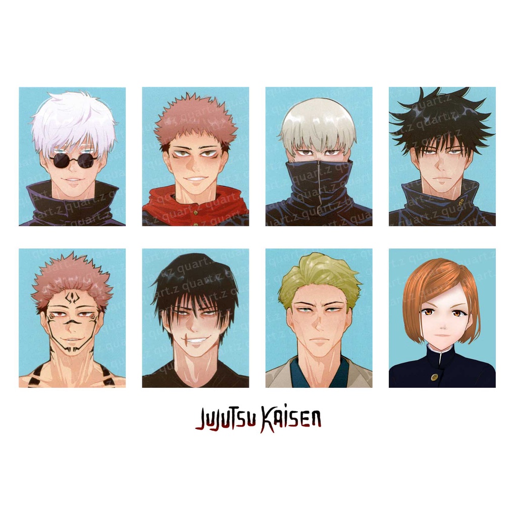 รูปติดบัตร Jujutsu Kaisen มหาเวทย์ผนึกมาร จูจุสึ ไคเซ็น โกโจ ซาโตรุ gojo satoru พร้อมส่งจากไทย เมงุมิ อินุมากิ