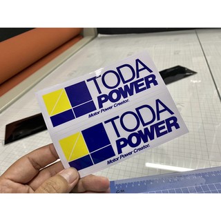 สติกเกอร์ DECAL KERETA TODA POWER